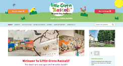 Desktop Screenshot of littlegreenrascals.co.uk