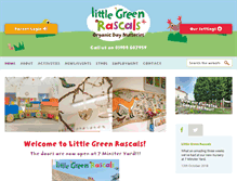 Tablet Screenshot of littlegreenrascals.co.uk